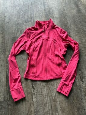 Lulu lemon Define Women's Hot Pink Zip-Up Active Jacket